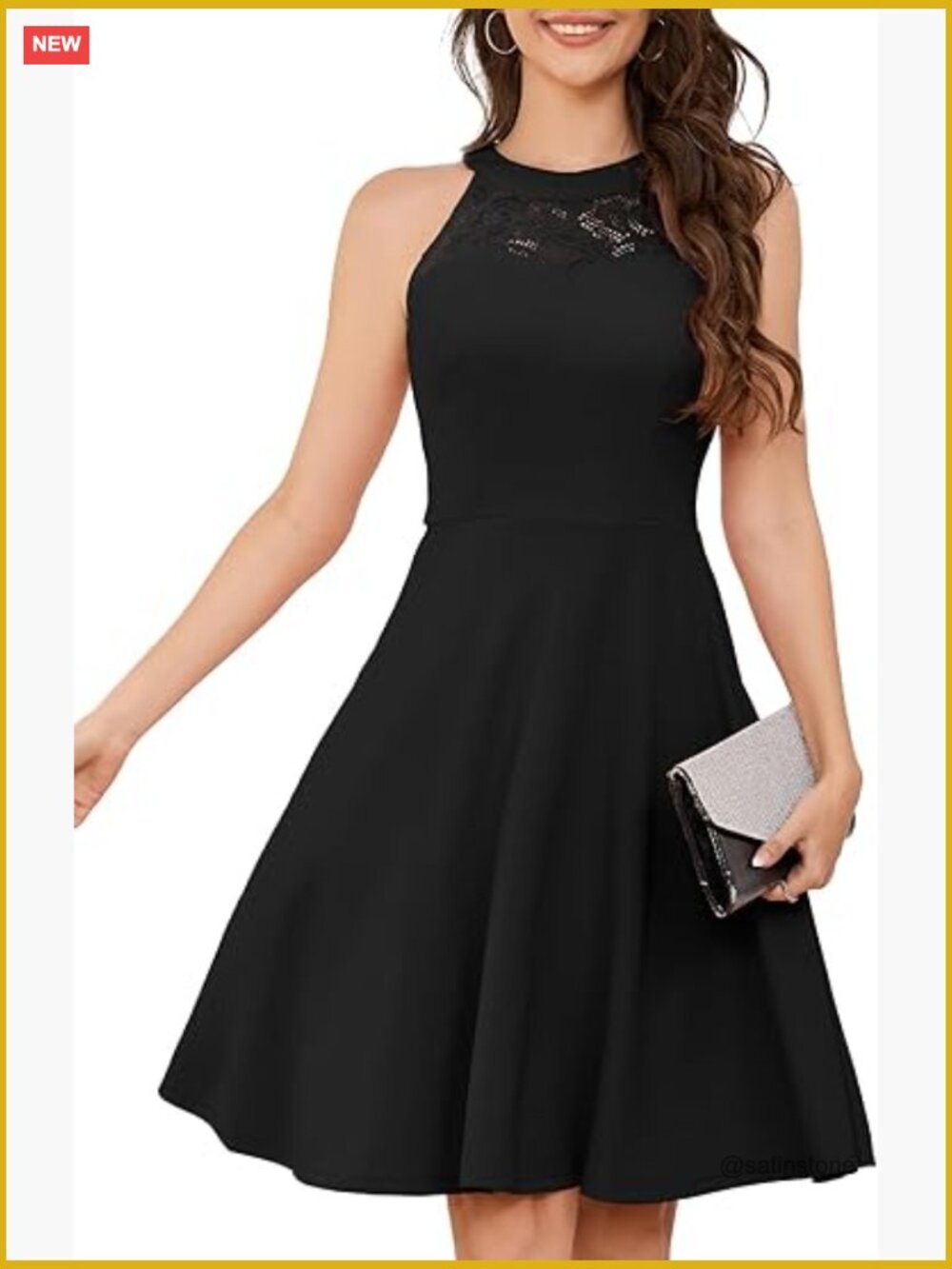 Halter Lace Cocktail Dress Sheer Floral Homecoming Prom